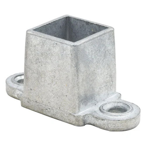 Zinc Shoe w/2 Holes. Fits 3/4"Square